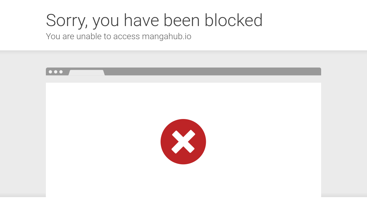 Screenshot of the site MangaHub