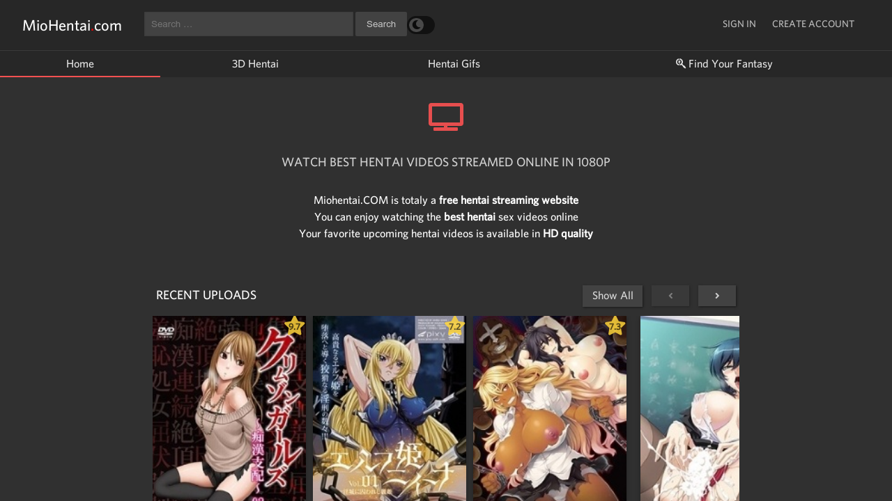 Screenshot of the site MioHentai