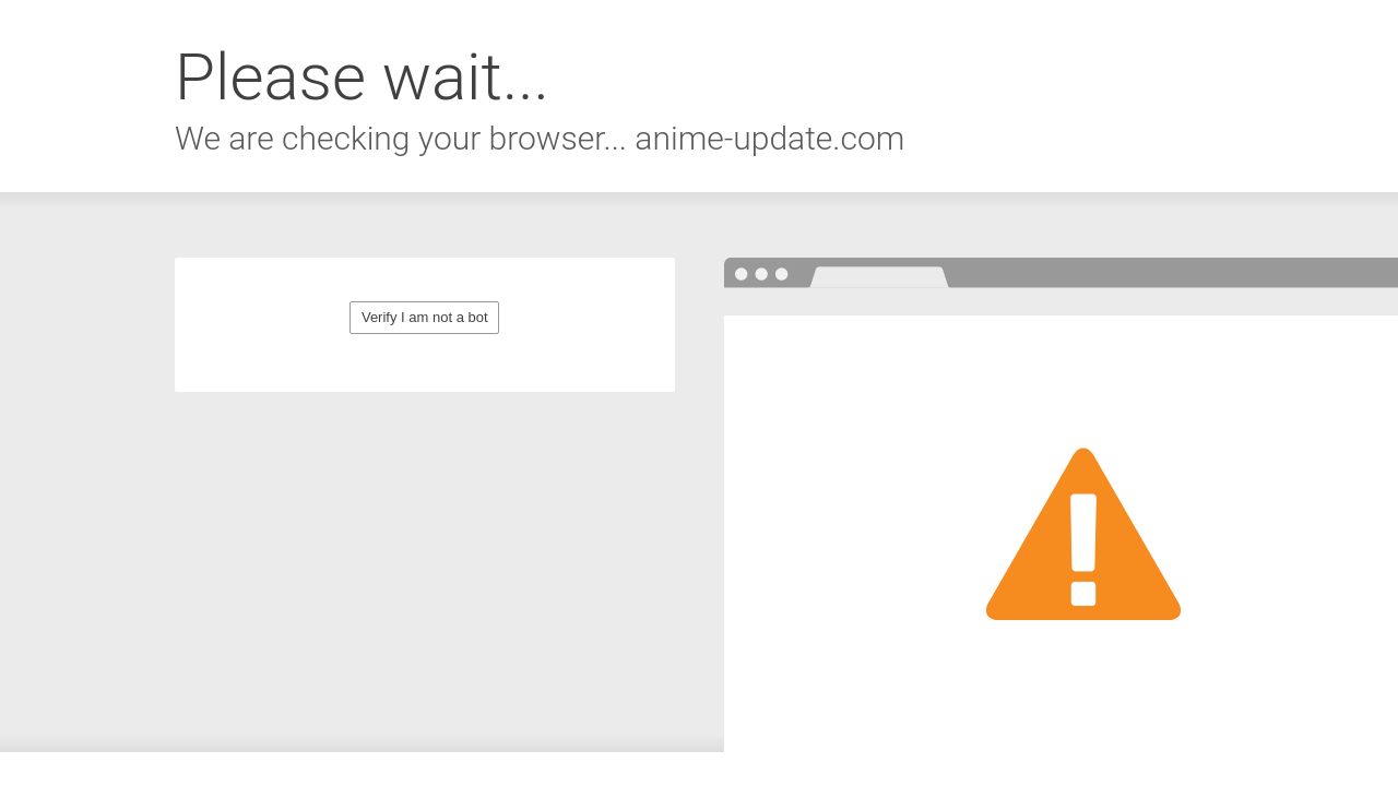 Screenshot of the site Anime Update